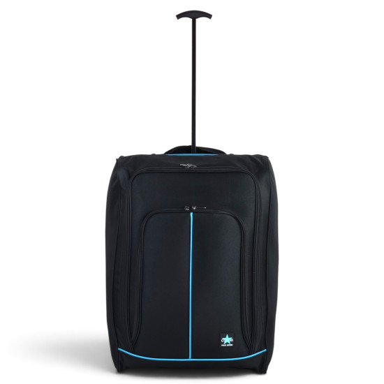 Valigia Coveri Media 60x24x40,5 cm 2 Ruote Trolley da Viaggio Ulta Leggero   da stiva