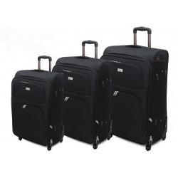 Tris Set 3 Trolley ESPANDIBILE IN POLIESTERE CON 4 Ruote  Mod.: 214 ORMI
