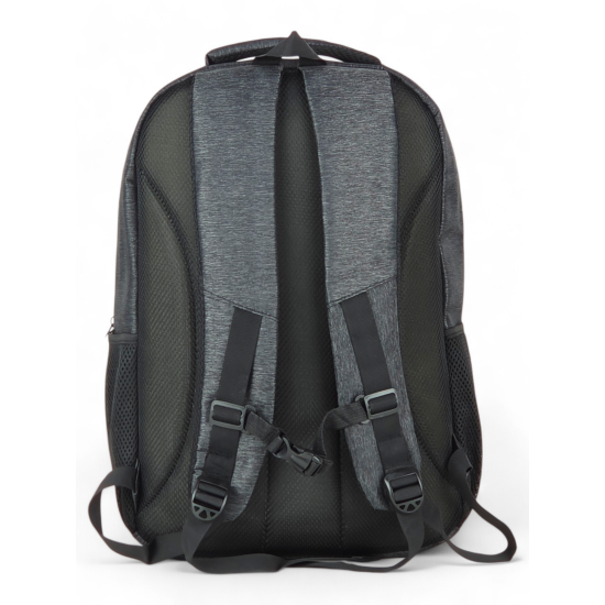 Zaino ORMI Grigio porta PC 35L con pannello frontale imbottito e tasca laterale in rete