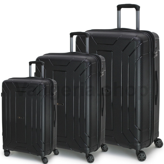  Set di Valigie ORMI Ultraleggero con 8 ruote e luchetto americano TSA  Set Di Valigie