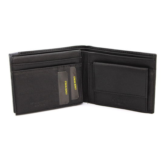 Portafoglio in pelle uomo ENRICO COVERI CONTEMPORARY con portamonete porta carte e ribaltina Portafogli Portafoglio in pelle uomo ENRICO COVERI CONTEMPORARY con portamonete porta carte e ribaltina Portafogli