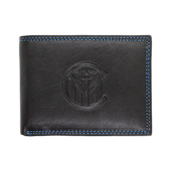 Portafoglio in Vera Pelle uomo FC INTER con portamonete porta carte 151612 Portafogli uomo