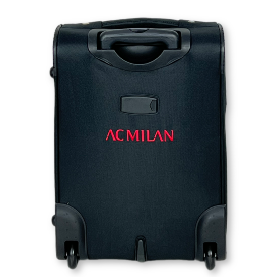 Prodotto Ufficiale Valigia Trolley  AC MILAN Bagaglio a Mano 52x35x20 2 Ruote Ryanair EasyJet Bagagli a Mano