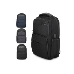 Zaino Imbottito  Lavoro Tempo Libero Viaggio con Tasca Pc e uscita USB Mod.: 603