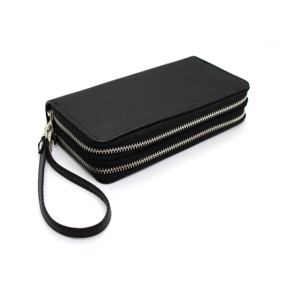 PORTAFOGLIO CARTIER PARIS Logo CC Vintage Raro In Pelle Portacarte EUR 175,53 - IT