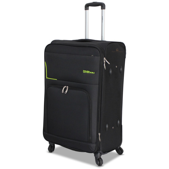 Tris Set 3 Valigie ENRICO COVERI Trolley Espandibile In Poliestere con 4  Ruote