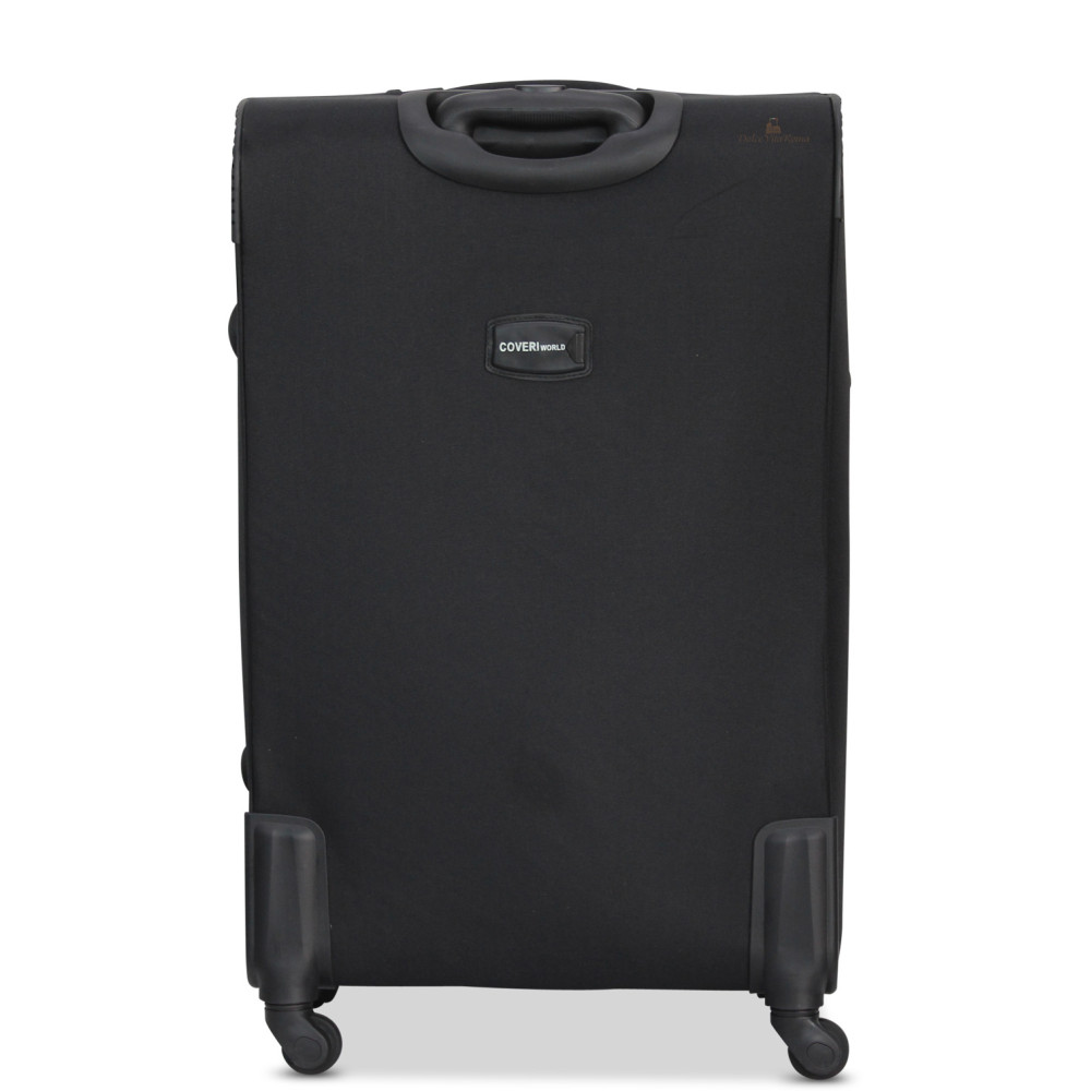 Set Valigie Da Viaggio 3 Pezzi OR&MI, Nero, Compatibile Con EasyJet E Ryanair