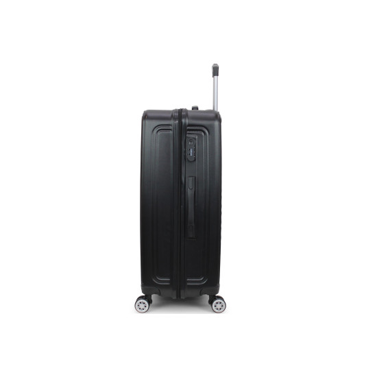 Set 3 Trolley Tris ORMI Rigido in ABS con Bagaglio a Mano 8 RUOTE Set Di Valigie