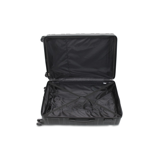 Set 3 Trolley Tris ORMI Rigido in ABS con Bagaglio a Mano 8 RUOTE Set Di Valigie