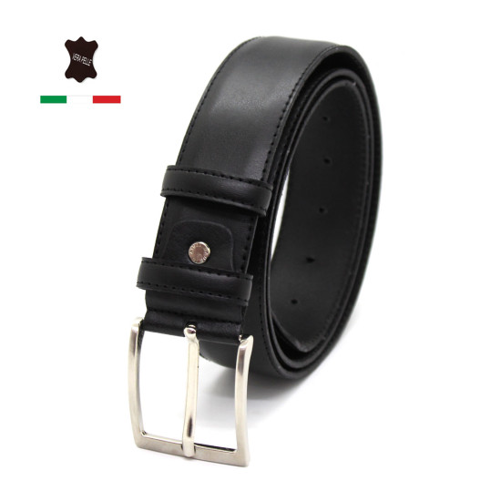 Cintura Uomo in Vera Pelle Cuoio Casual Classica Accorciabile Made in Italy Cinture