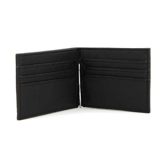 Portafoglio slim ferma banconote con clip porta carte portamonete. Portafogli uomo Portafoglio slim ferma banconote con clip porta carte portamonete