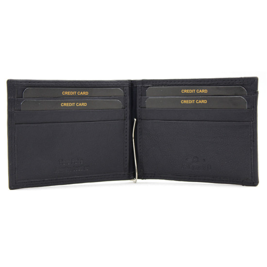 Portafoglio uomo CHARRO slim pelle clip banconote portamonete Portafoglio uomo CHARRO slim pelle clip banconote portamonete
