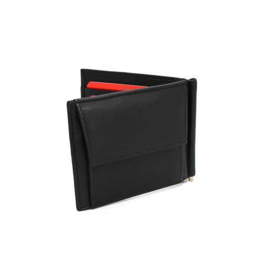 Portafoglio porta carte uomo slim Pierre Cardin in vera pelle con portamonete Porta carte