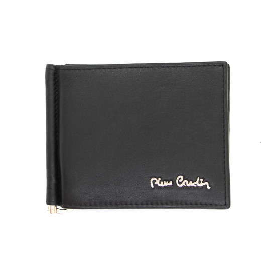 Portafoglio porta carte uomo slim Pierre Cardin in vera pelle con portamonete Porta carte