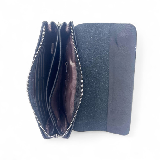 Pochette Slim Baci e abbracci Borsello con Cinturino Unisex Borsa a Mano da Polso in Ecopelle