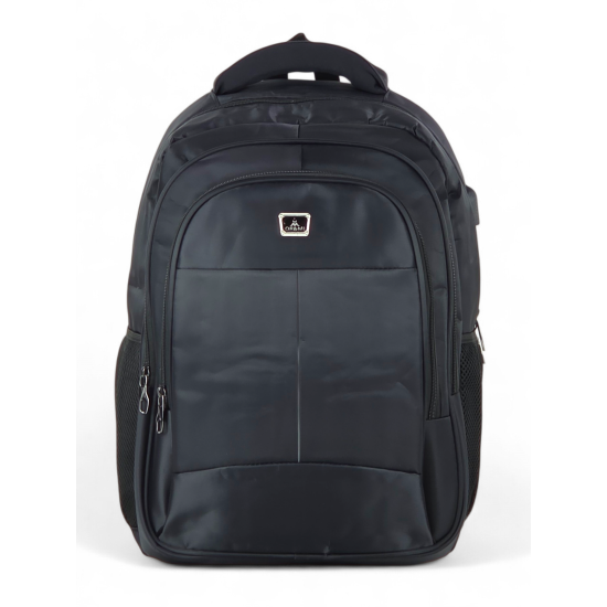 Zaino ORMI nero porta PC 35L con pannello frontale imbottito e tasca laterale in rete