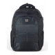 Zaino ORMI nero porta PC 35L con pannello frontale imbottito e tasca laterale in rete
