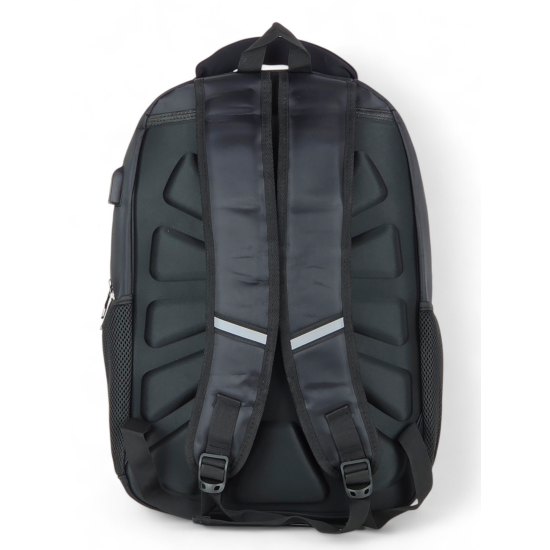 Zaino ORMI nero porta PC 35L con pannello frontale imbottito e tasca laterale in rete