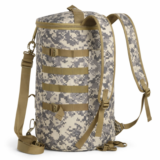 Zaino ORMI mimetico militare 28L 2 in 1 vista frontale