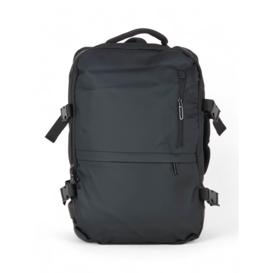 Zaino da viaggio ORMI nero 34L espandibile 44x30x22 frontale