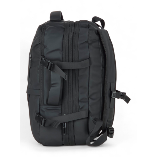 Zaino da viaggio ORMI nero 34L espandibile 44x30x22 frontale