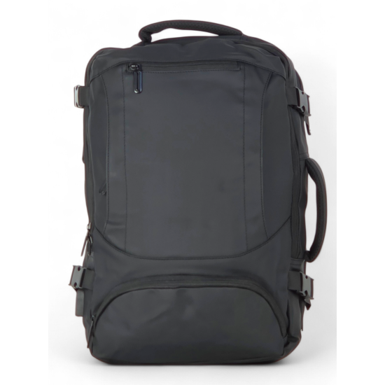 Zaino da viaggio ORMI nero 34L espandibile 44x30x22 frontale