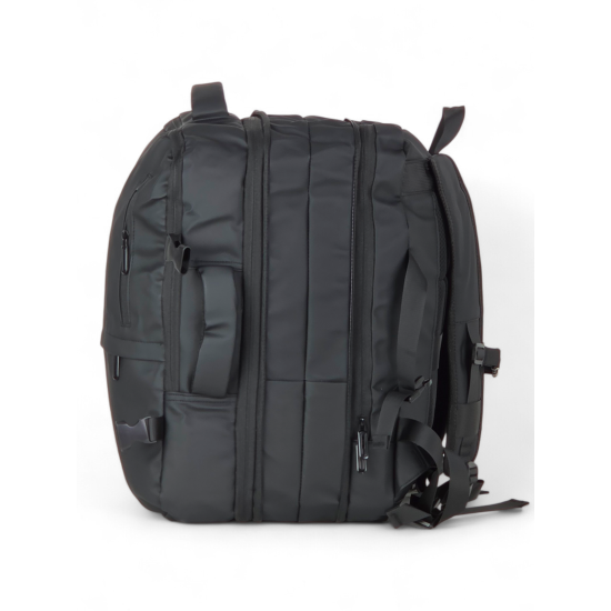 Zaino da viaggio ORMI nero 34L espandibile 44x30x22 frontale