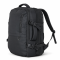 ORMI Zaino Espandibile da Viaggio 34L – Bagaglio a Mano 44x30x22 (+10 cm), Zaino Porta PC Leggero Nero (Uomo/Donna)