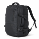 Zaino da viaggio ORMI nero 34L espandibile 44x30x22 frontale