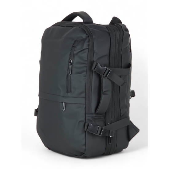 Zaino da viaggio ORMI nero 34L espandibile 44x30x22 frontale