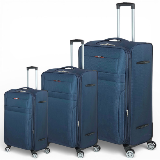 Set trolley Jony piccolo medio grande espandibili con ruote doppie