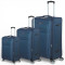 Set Valigie 3 Pezzi Espandibili Jony con 4 Ruote Doppie – Trolley Leggeri da Viaggio con Bagaglio a Mano 55 cm