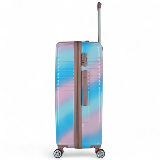 Set 3 valigie multicolore trolley Ormi rigide in ABS 4 ruote autonome  Set Di Valigie
