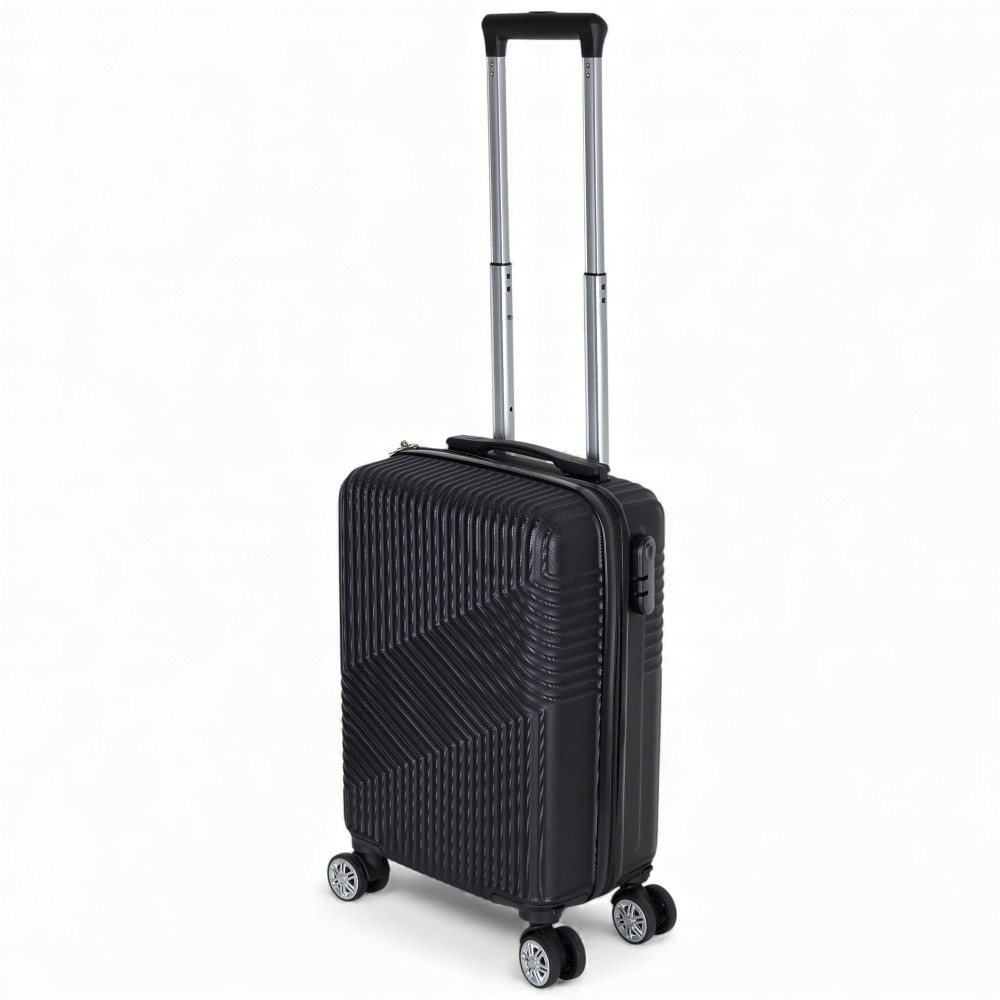 Valigia ORMI bagaglio a mano da cabina piccola M 55x35x20 media L 64x41x27 grande XL 72x46x30 espandibile resistente con 2 ruote (M (55x35x20), Blu