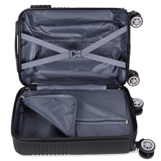Trolley Bagaglio a Mano da Cabina 52 cm Con 4 Ruote Doppie Rimovibili ORMI Bagagli a Mano