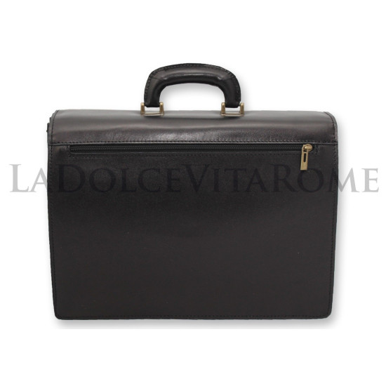 BORSA CARTELLA IN VERA PELLA PORTA DOCUMENTI VENTIQUATTRORE OFFICIO Made in Italy Cartelle Ventiquattrore