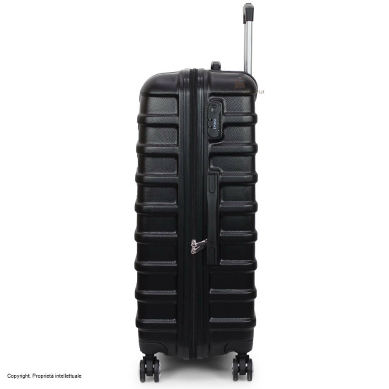 Set di valigie con 8 ruote Autonome in ABS Con Bagaglio a Mano ORMI  Set Di Valigie