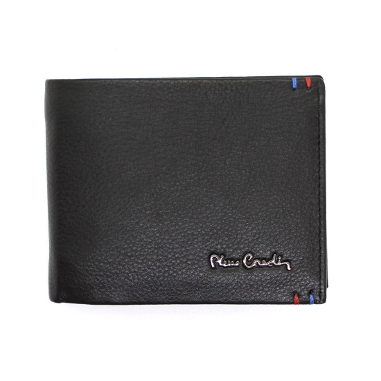 Portafoglio uomo slim Pierre Cardin RFID in vera pelle portamonete porta carte  8807 Portafogli uomo