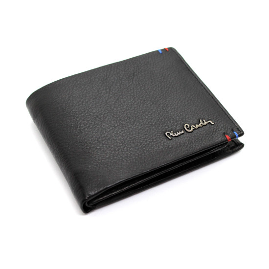 Portafoglio uomo slim Pierre Cardin in vera pelle uomo portamonete porta  carte protezione Rfid