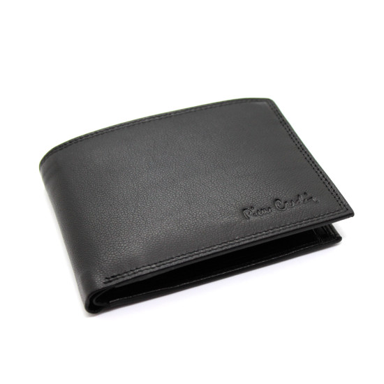 Portafoglio uomo in vera pelle Pierre Cardin slim con portamonete porta carte Portafogli uomo