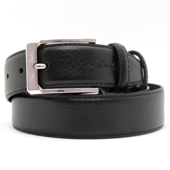 Cintura in pelle Pierre Cardin casual classica accorciabile Cintura in pelle Pierre Cardin casual classica accorciabile