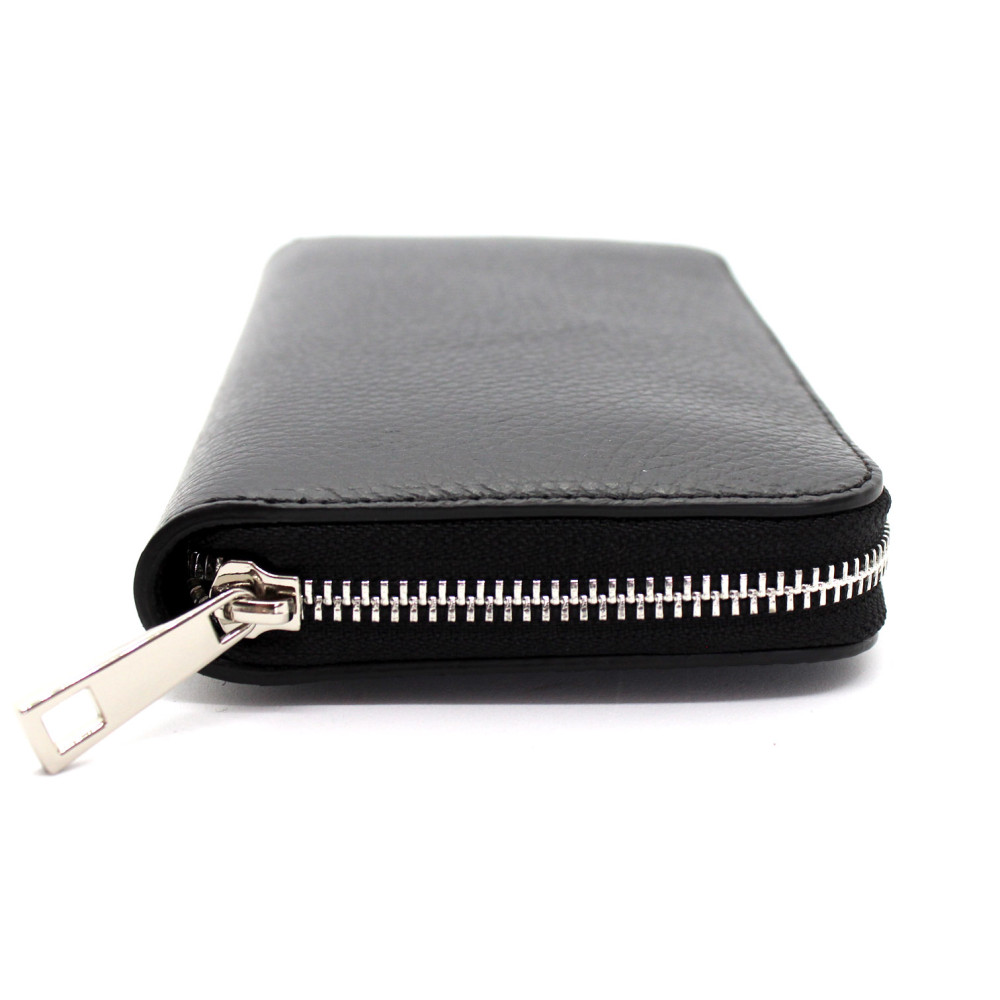 Berliner Bags Portafoglio In Pelle Geneva Con Protezione RFID - Cerniera, 8 Carte, Cinturino Rimovibile - Unisex Nero
