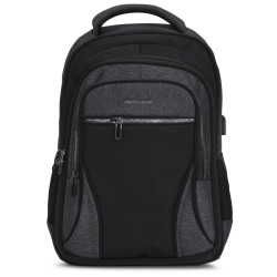 Zaino grande Pierre Cardin da uomo imbottito con tasca Pc e uscita USB M1