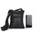 Borsello multi tasche uomo in vera pelle con tracolla regolabile 3 tasche Borselli Tracolle