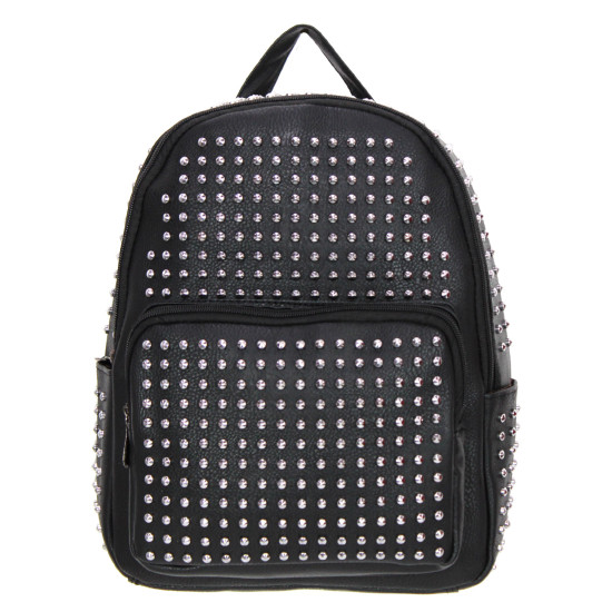 Zainetto donna in ecopelle con borchie casual Zaini