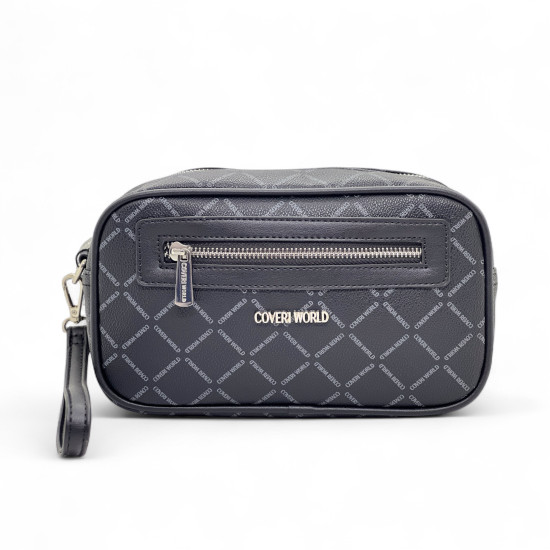 Pochette Coveri Borsello con Cinturino da Uomo Borsa a Mano da Polso in Ecopelle