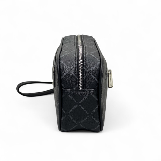 Pochette Coveri Borsello con Cinturino da Uomo Borsa a Mano da Polso in Ecopelle