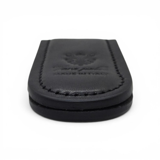 Fermasoldi Uomo Slim Magnetico in Vera Pelle Porta Banconote   Porta carte