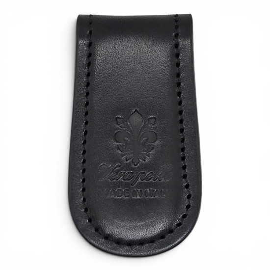 Fermasoldi Uomo Slim Magnetico in Vera Pelle Porta Banconote   Porta carte