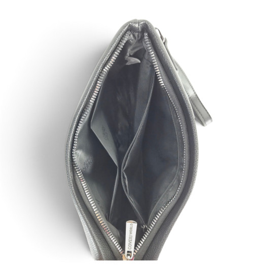 Pochette Slim Coveri Borsello con Cinturino da Uomo Borsa a Mano da Polso in Ecopelle